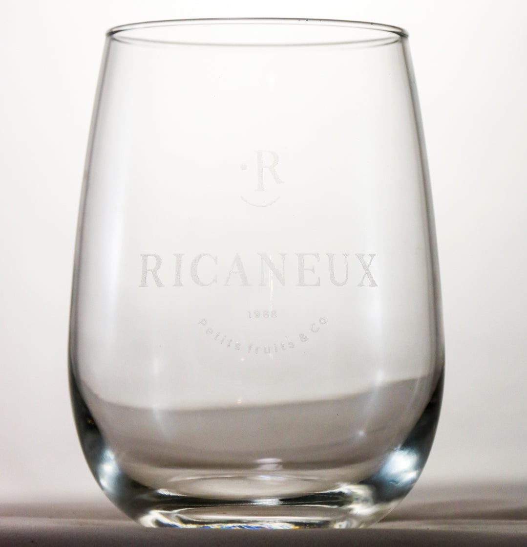Verre gravé à l'effigie du Ricaneux